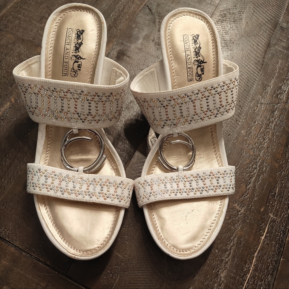 Women's White Sandals